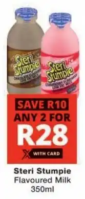 Checkers Steri Stumpie Flavoured Milk offer