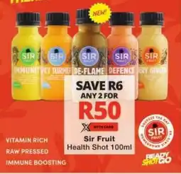 Checkers Sir Fruit Health Shot offer
