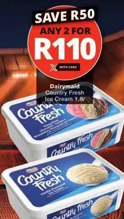 Checkers Dairymaid Country Fresh Ice Cream offer