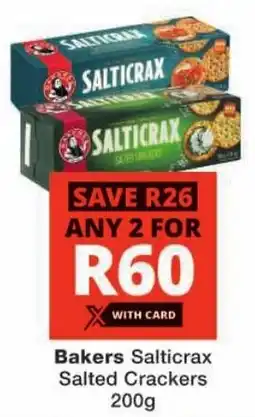 Checkers Bakers Salticracks offer