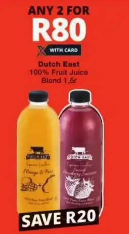 Checkers Dutch East Fruit Juice Blend offer