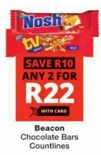 Checkers Beacon Chocolate Bars offer