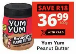 Checkers Yum Yum Peanut Butter offer