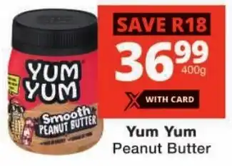 Checkers Yum Yum Peanut Butter offer