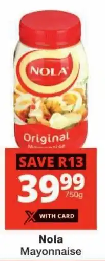 Checkers Nola Mayonnaise offer