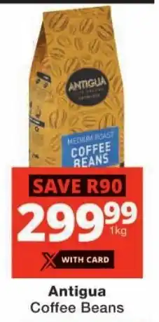 Checkers Antigua Coffee Beans offer