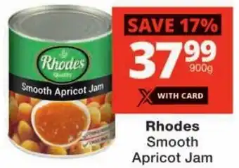 Checkers Rhodes Smooth Apricot Jam offer