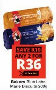Checkers Bakers Blue Label Marie Biscuits offer