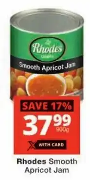 Rhodes Smooth Apricot Jam
