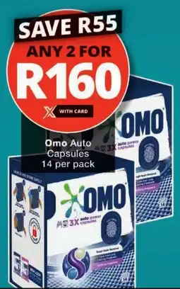 Checkers Omo Auto Capsules offer