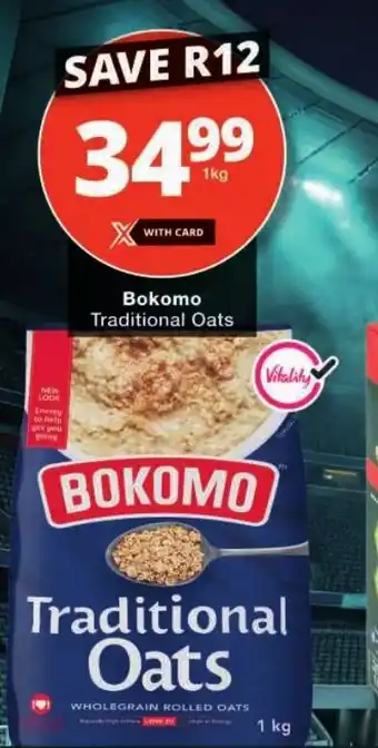 Checkers Bokomo Traditional Oats offer