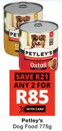 Checkers Petley's Dog Food offer