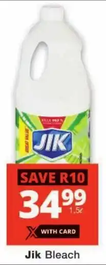 Checkers Jik Bleach offer
