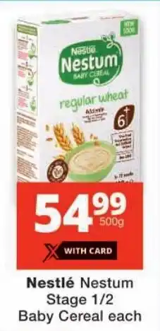 Checkers Nestlé Nestum Baby Cereal offer