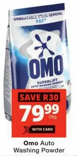 Checkers Omo Auto Washing Powder offer