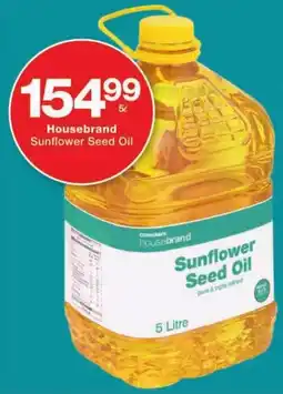 Checkers Checker's housebrand Sunflower Seed Oil offer