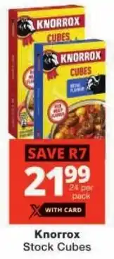 Checkers Knorrox Stock Cubes offer