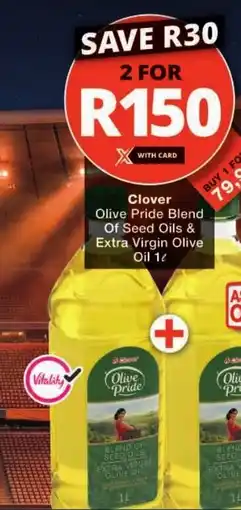 Checkers Clover Olive Pride Blend Of Seed Oils & Extra Virgin Olive Oil offer
