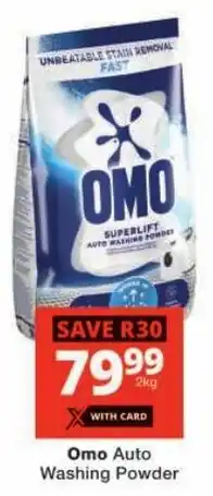 Checkers Omo Auto Washing Powder offer