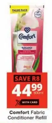 Checkers Comfort Fabric Conditioner Refill offer