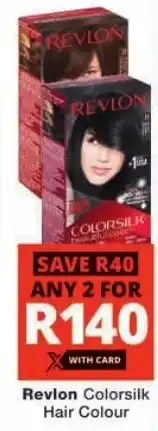 Checkers Revlon ColorSilk Hair Colour offer