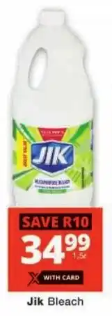 Checkers Jik Bleach offer