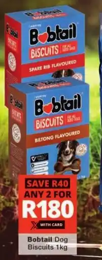 Checkers Bobtail Dog Biscuits offer