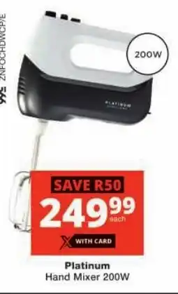 Checkers Platinum Hand Mixer 200W offer