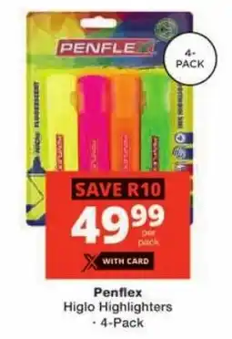 Checkers Penflex Higlo Highlighters offer