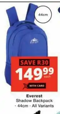 Checkers Everest Shadow Backpack offer