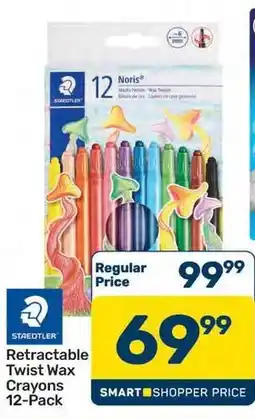 Pick n Pay Staedtler Retractable Twist Wax Crayons offer