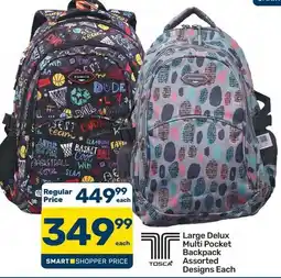Pick n Pay TOSCA Large Deluxe Multi Pocket Backpack Assorted offer