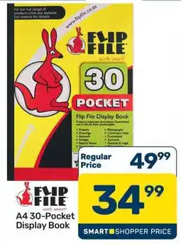 Pick n Pay Flip File 30-Pocket Display Book offer