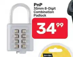 Pick n Pay PnP 35mm 8-Digit Combination Padlock offer