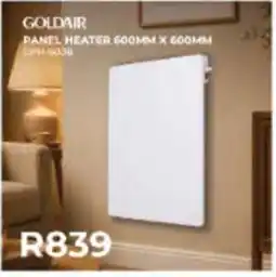Kloppers Gold air panel heater 600mm x 600mm offer