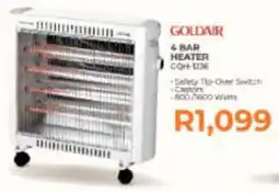Kloppers GOLDAIR 4 BAR HEATER offer