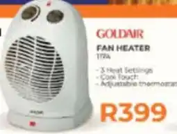 Kloppers GOLD AIR FAN HEATER offer