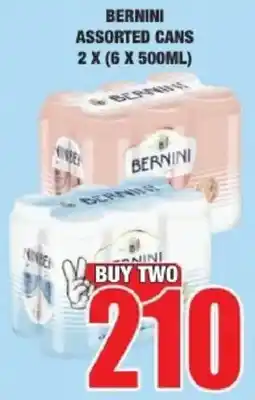 Boxer Liquors Bernini Assorted Cans offer