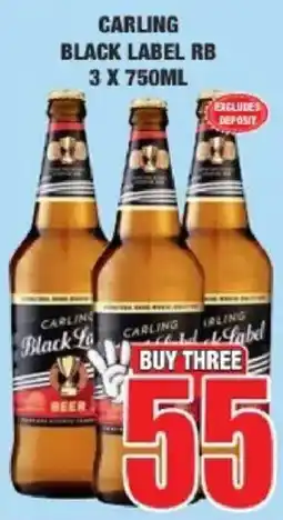 Boxer Liquors Carling Black Label RB offer