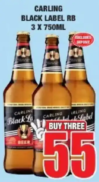 Boxer Liquors Carling Black Label RB offer