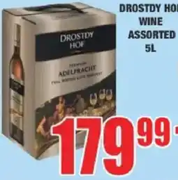 Boxer Liquors Drostdy Hof Wine Assorted offer