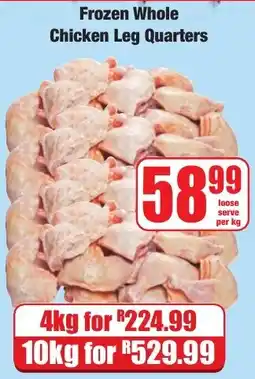 Boxer Superstores Frozen Whole Chicken Leg Quarters offer