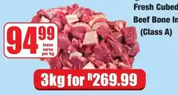 Boxer Superstores Fresh Cubed Beef Bone In (Class A) offer