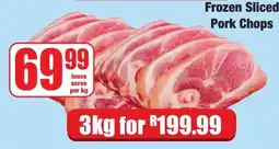 Boxer Superstores Frozen Sliced Pork Chops offer