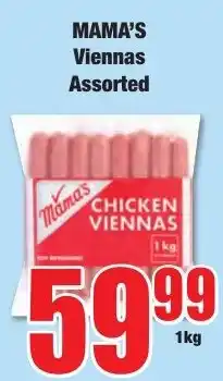 Boxer Superstores Mama's Chicken Viennas Assorted offer