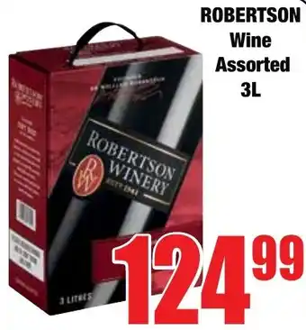 Boxer Superstores ROBERTSON Wine Assorted offer