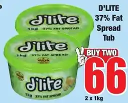 Boxer Superstores D'LITE 37% Fat Spread Tub offer