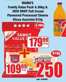 Boxer Superstores MAMA'S Family Value Pack Flavoured Processed Cheese Slices Assorted offer