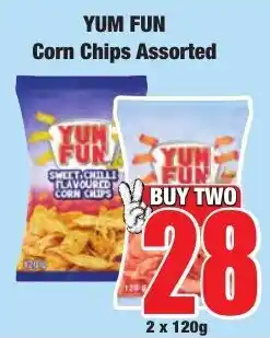 Boxer Superstores YUM FUN Corn Chips Assorted offer