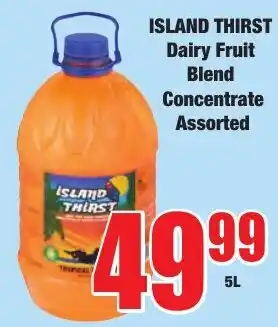 Boxer Superstores ISLAND THIRST Dairy Fruit Blend Concentrate Assorted offer